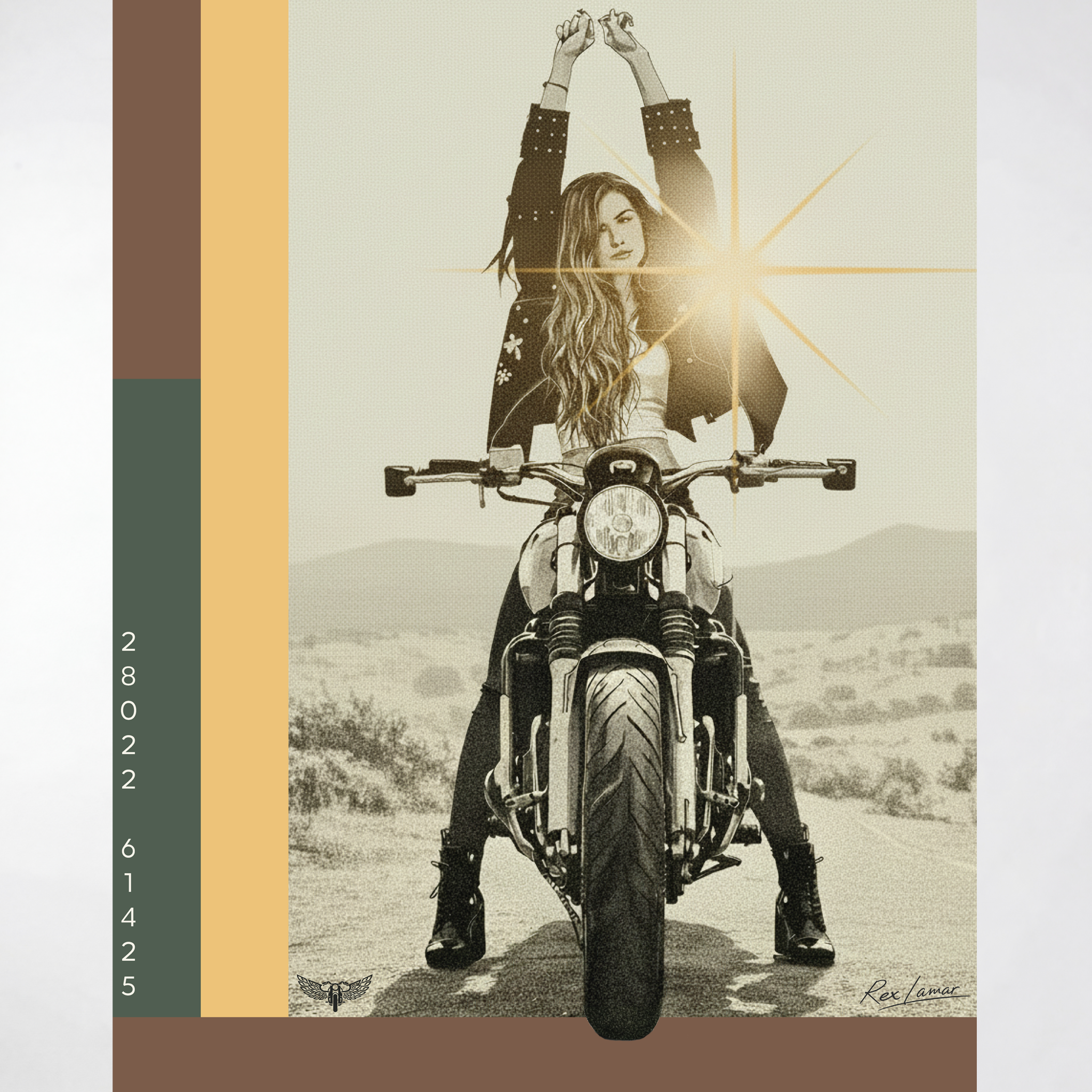 Desert Halo ’78 | Sunfade Monochrome Chronicles by Rex Lamar
