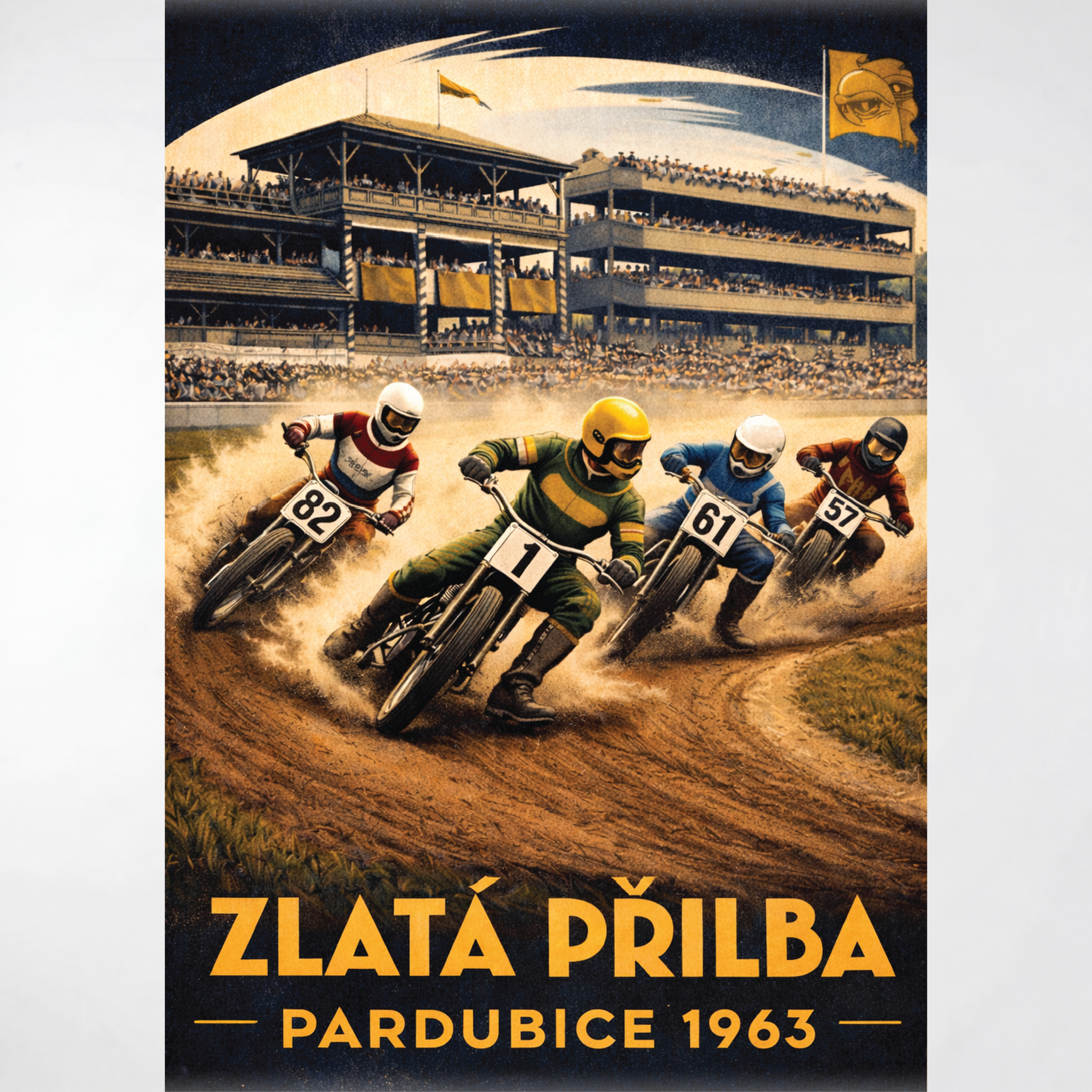 Golden Helmet, Pardubice 1963 | The Continental Collection by Ms Eve